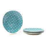 10.5 Inch Sky Blue Glazed Plates - EZ Life