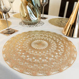 Baroque Interweave Nebula Round 6 Table Mats Set