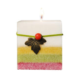 White Square Soothing Aroma Candle Gift Pack